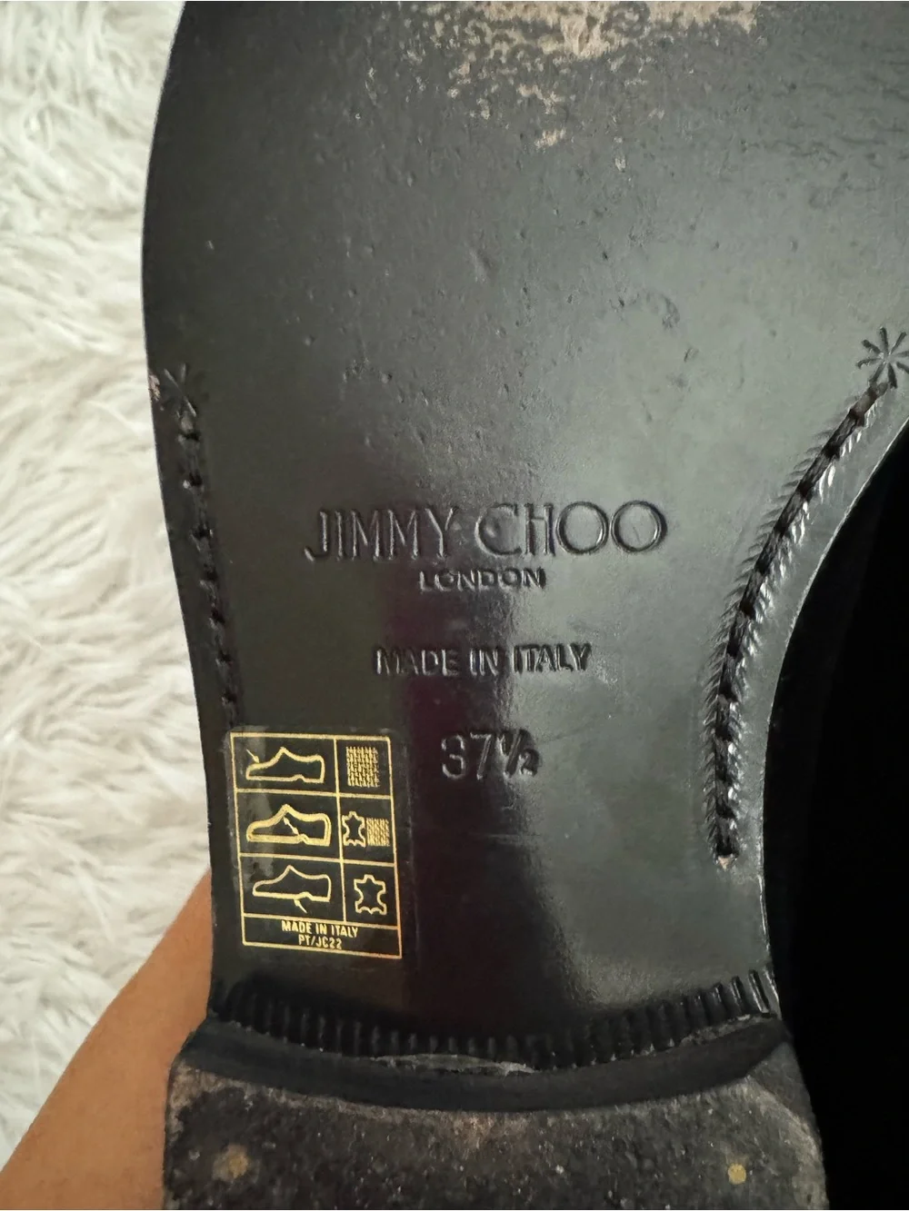 Jimmy Choo Velvet Marti Loafers! GUC
